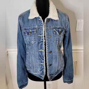 Hollister denim jacket, Small